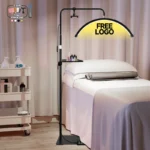 Lampes à cils rotatives avec LOGO gratuit, demi-lune, lampe de lune Led, lumière de remplissage pour photographie, Extension de cils, lampadaires de beauté
